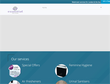 Tablet Screenshot of essential-services.net